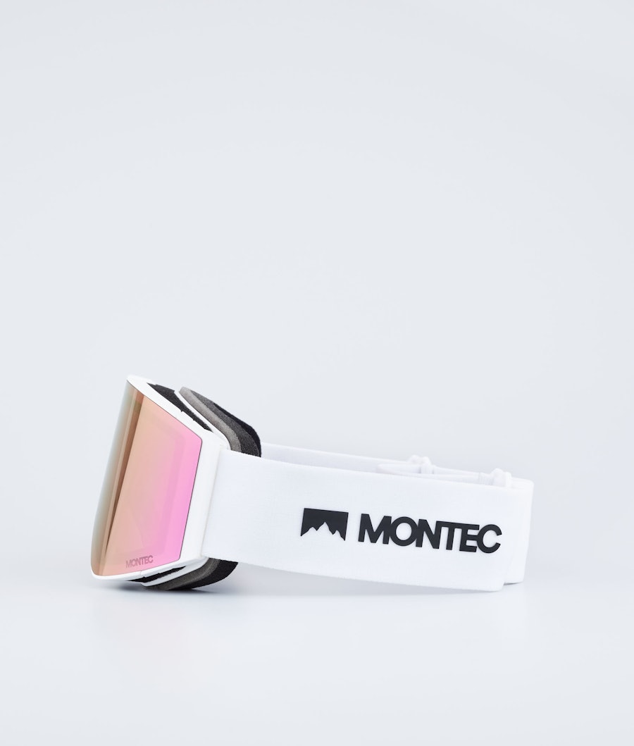 Montec Scope Masque de ski White/Rose Mirror