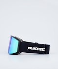 Montec Scope 2021 Skidglasögon Black/Tourmaline Green Mirror