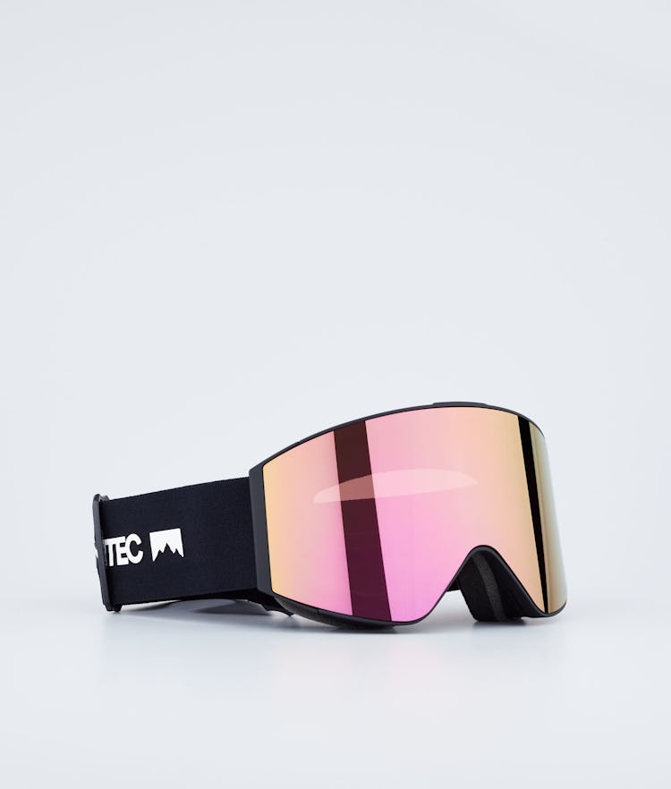 Montec Scope 2021 Gafas de esquí Hombre Black/Rose Mirror - Negro