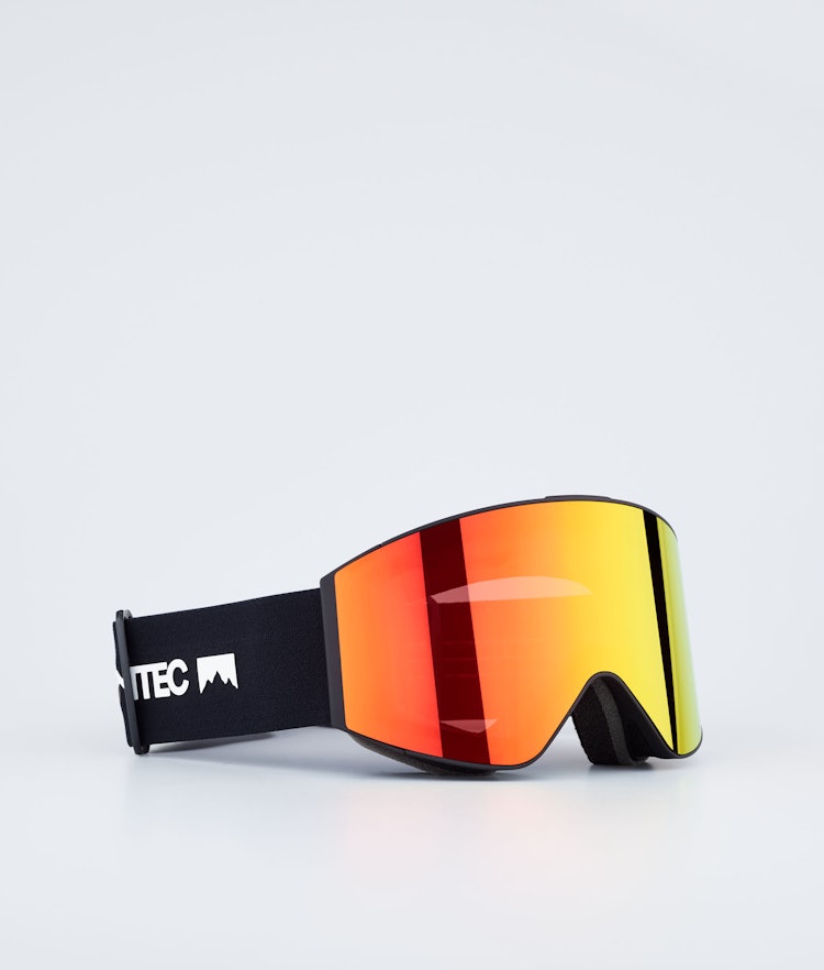 Scope 2021 Gafas de esquí Black/Ruby Red Mirror