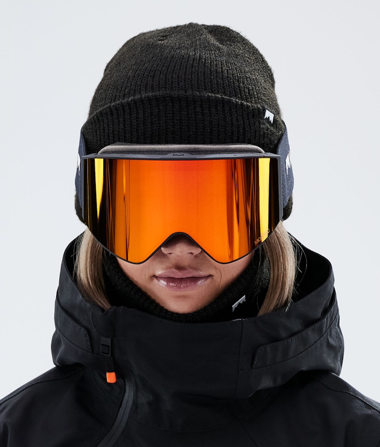 Montec Scope 2021 Gafas de esquí Black/Ruby Red Mirror, Imagen 3 de 6