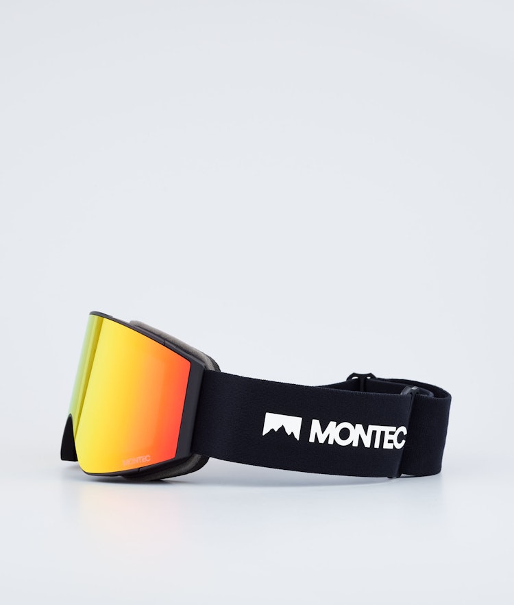 Montec Scope 2021 Ski Goggles Black/Ruby Red Mirror, Image 5 of 6