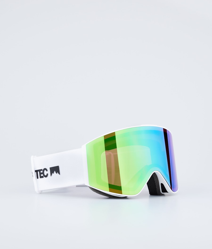 Scope 2021 Gafas de esquí White/Tourmaline Green Mirror