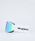 Montec Scope 2021 Skibril White/Tourmaline Green Mirror
