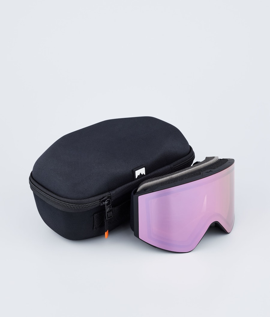 Montec Scope Men's Ski Goggle Black/Pink Sapphire Mirror