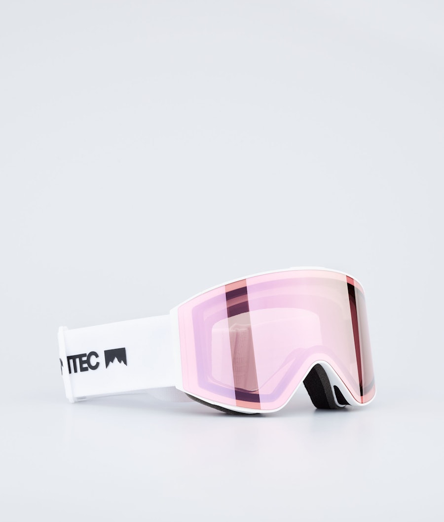 Montec Scope Ski Goggle White/Pink Sapphire Mirror
