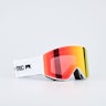 Montec Scope 2021 Ski Goggles White/Ruby Red Mirror