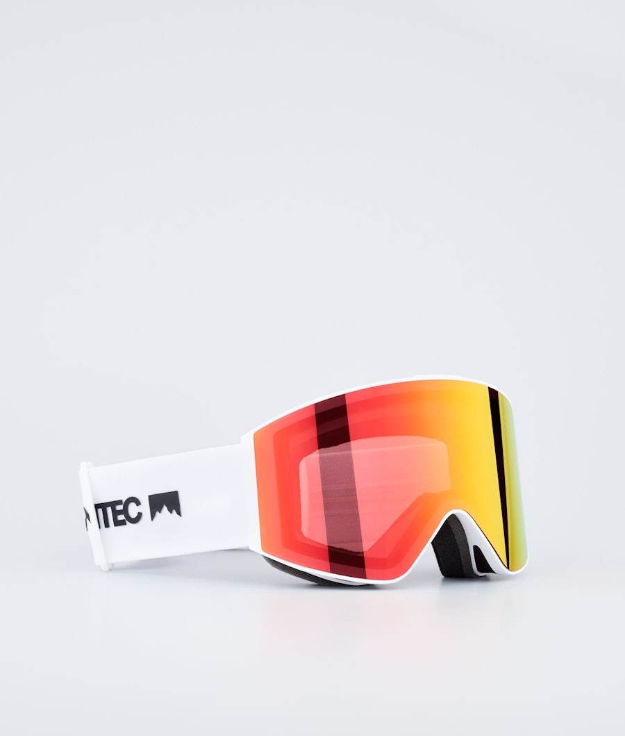 Scope 2021 Ski Goggles White/Ruby Red Mirror