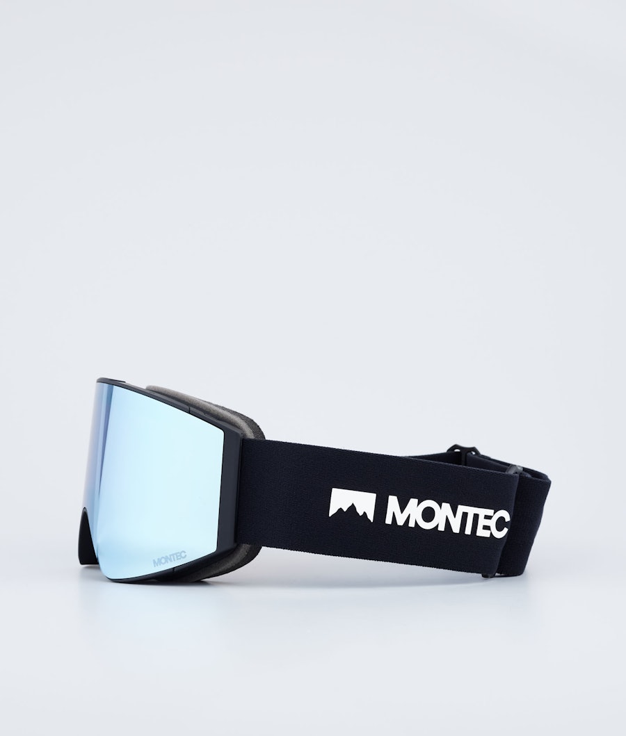 Montec Scope Skibril Heren Black/Moon Blue Mirror