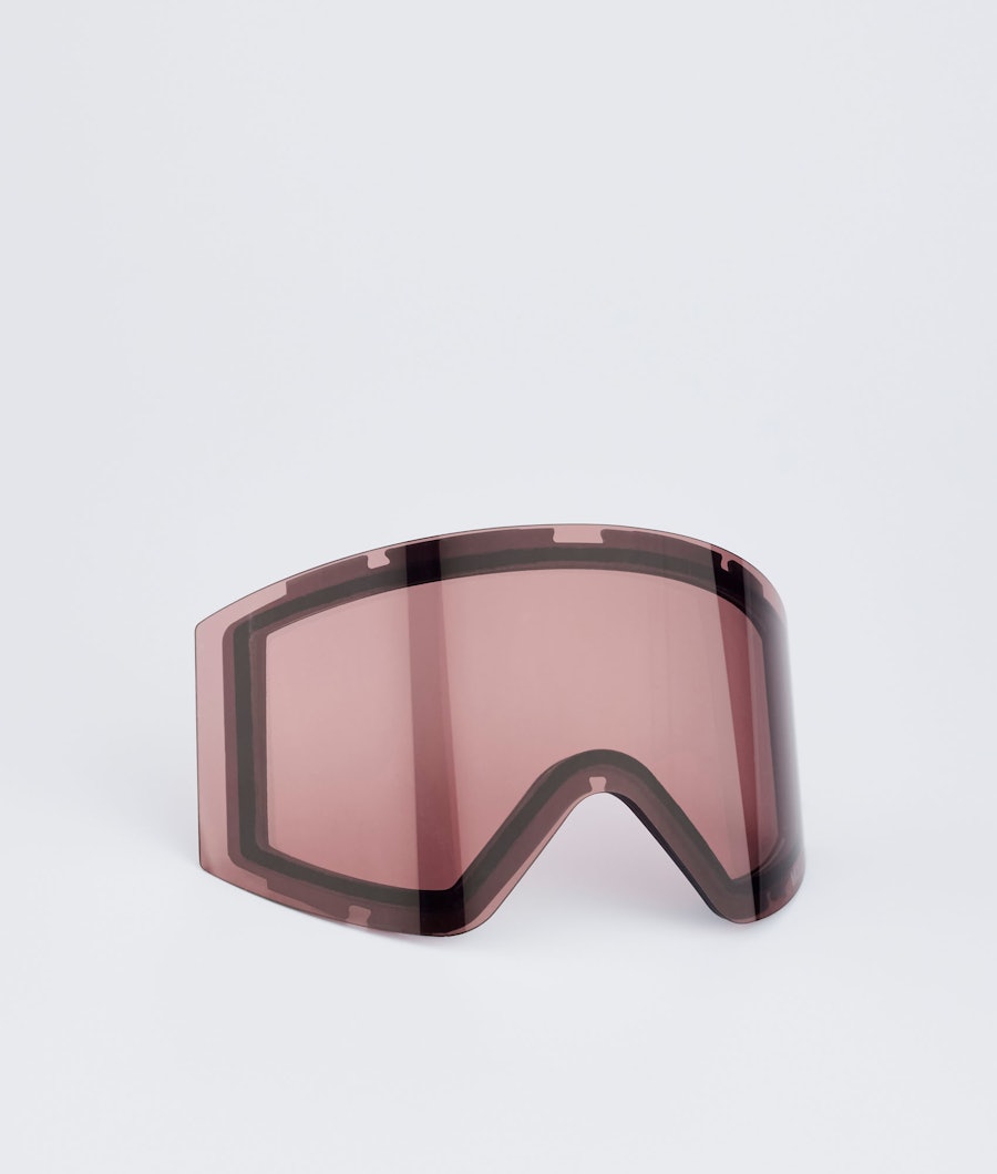 Montec Scope Goggle Lens Ecran de remplacement pour masque de ski Red Brown