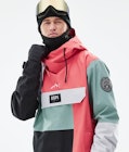 Dope Blizzard LE Snowboard Jacket Men Limited Edition Patchwork Coral