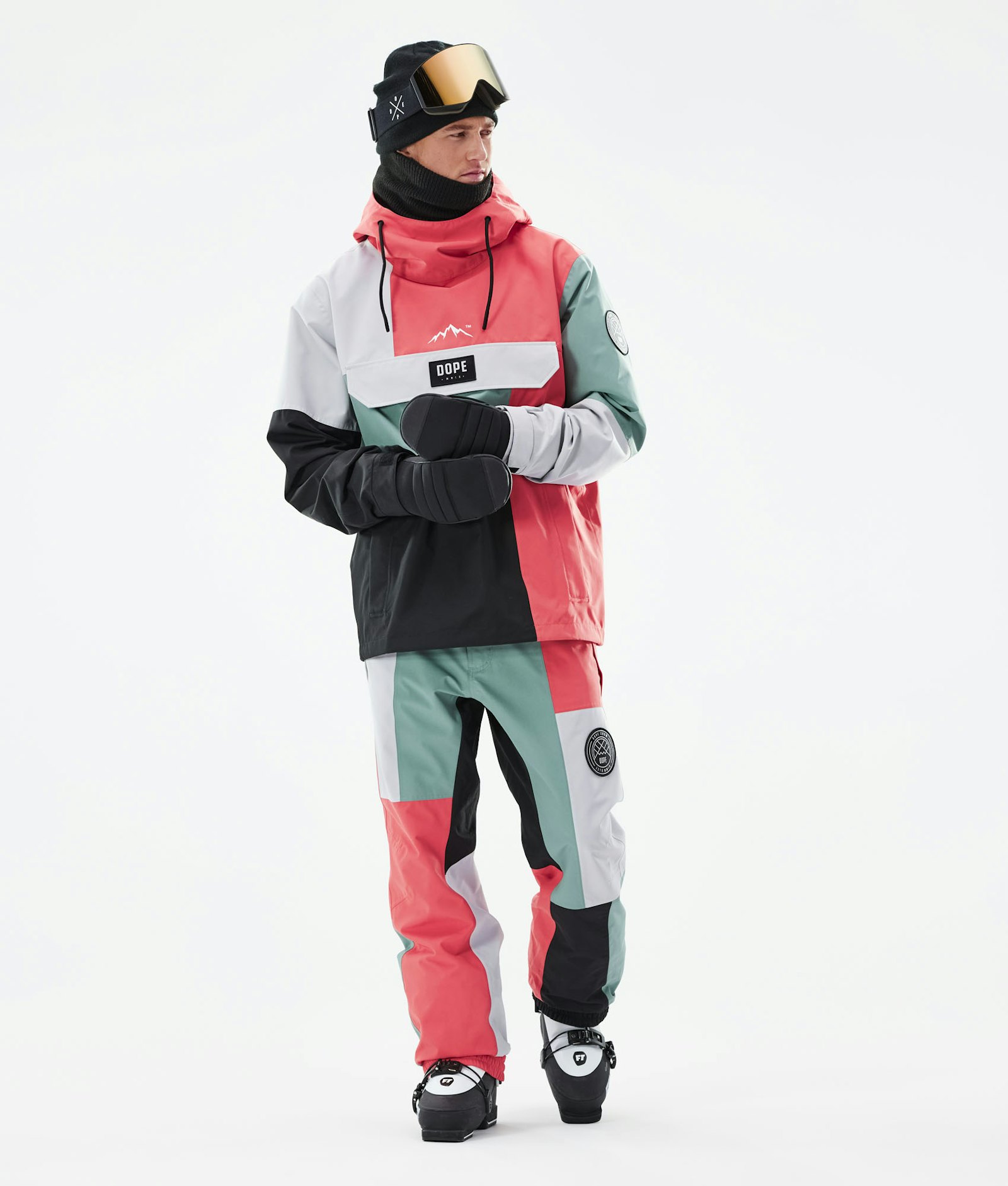 Blizzard LE Ski Jacket Men Limited Edition Patchwork Coral