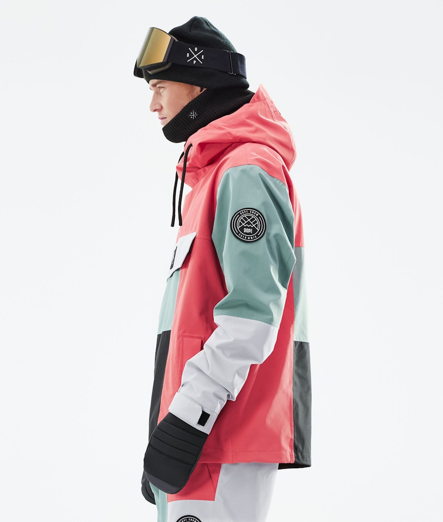 Blizzard LE Snowboard Jacket Men Limited Edition Patchwork Coral