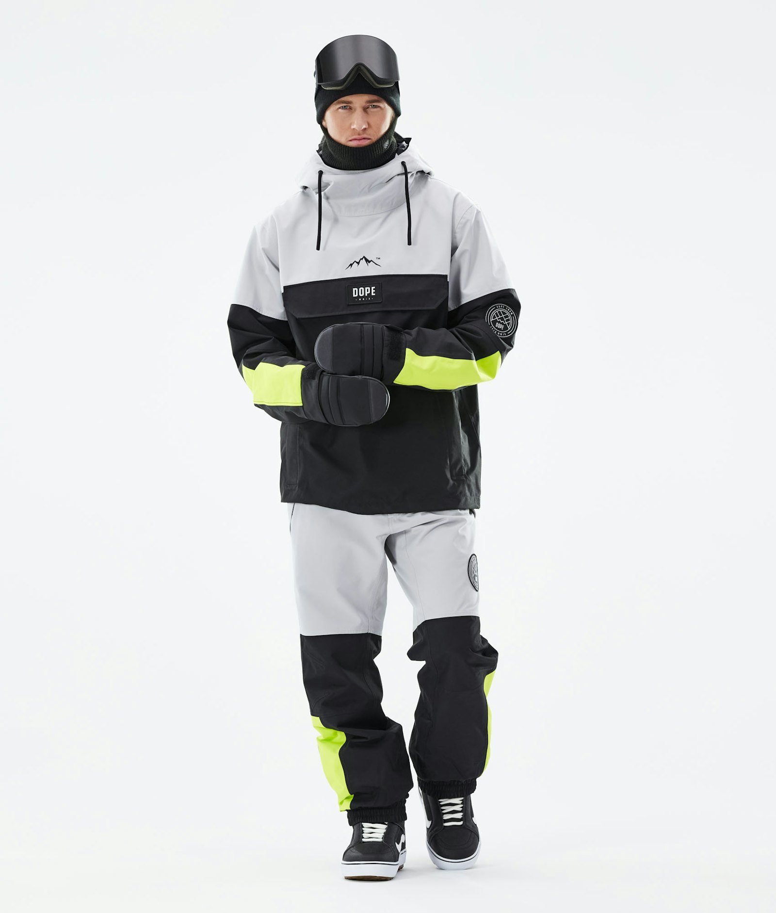 Dope Blizzard LE Veste Snowboard Homme Limited Edition Multicolor Light Grey