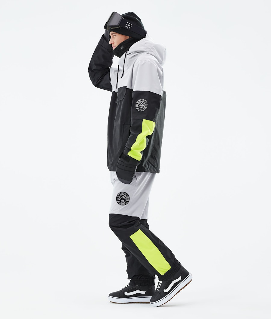 Blizzard LE Snowboard Jacket Men Limited Edition Multicolor Light Grey Renewed