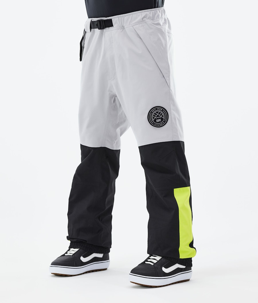 Dope Blizzard Snowboard Pants Limited Edition Multicolor Light Grey