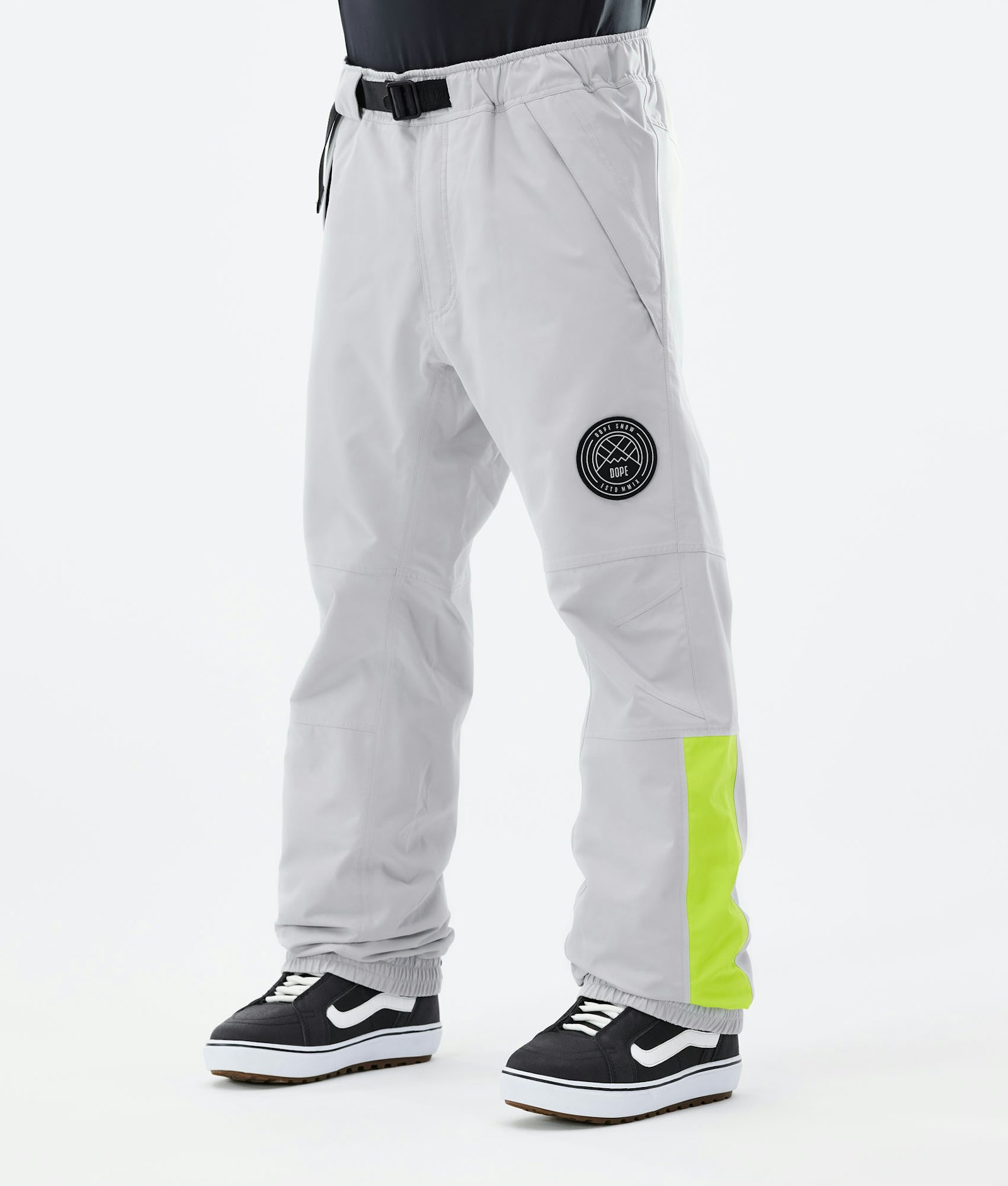 Dope Blizzard LE Spodnie Snowboardowe Mężczyźni Limited Edition Stripe Light Grey