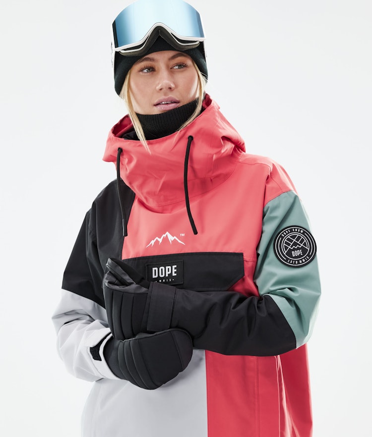 Blizzard LE W Ski Jacket Women Limited Edition Patchwork Coral, Image 3 of 10