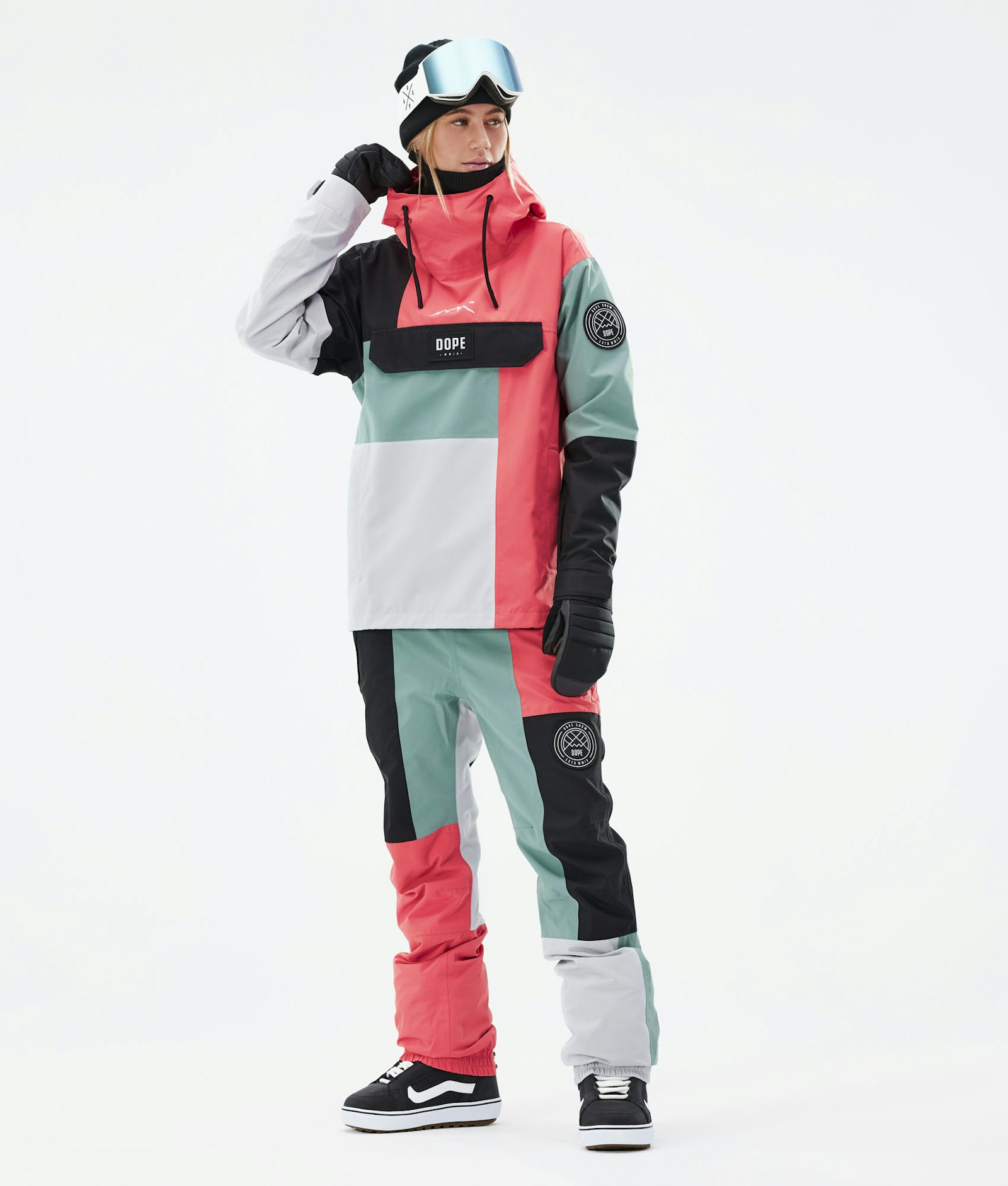 Blizzard LE W Veste Snowboard Femme Limited Edition Patchwork Coral