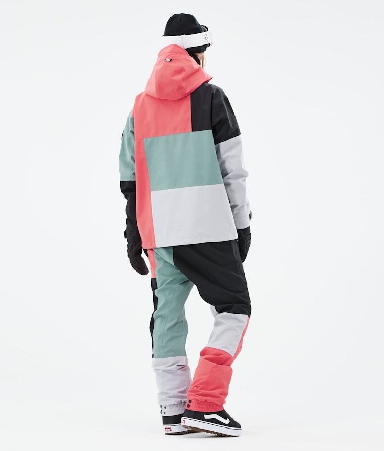 Dope Blizzard LE W Snowboardjacka Dam Limited Edition Patchwork Coral