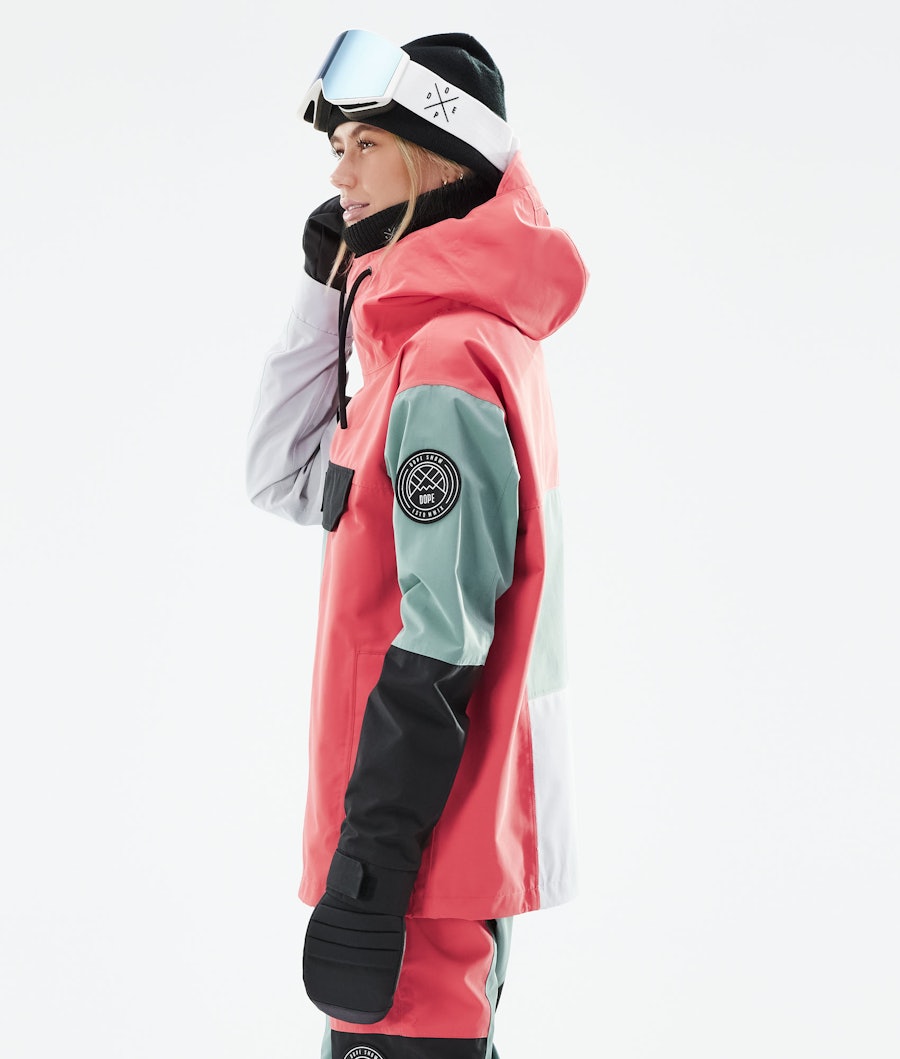 Blizzard LE W Snowboard Jacket Women Limited Edition Patchwork Coral