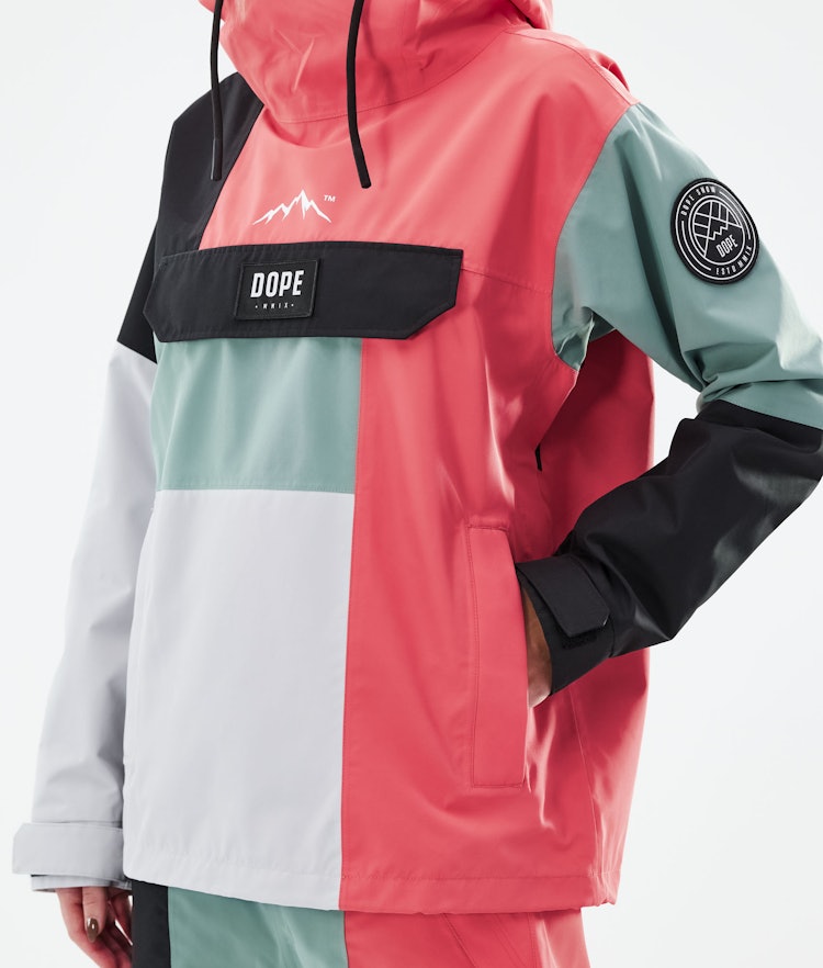 Blizzard LE W Ski Jacket Women Limited Edition Patchwork Coral, Image 9 of 10
