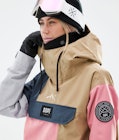 Dope Blizzard LE W Veste Snowboard Femme Limited Edition Patchwork Khaki