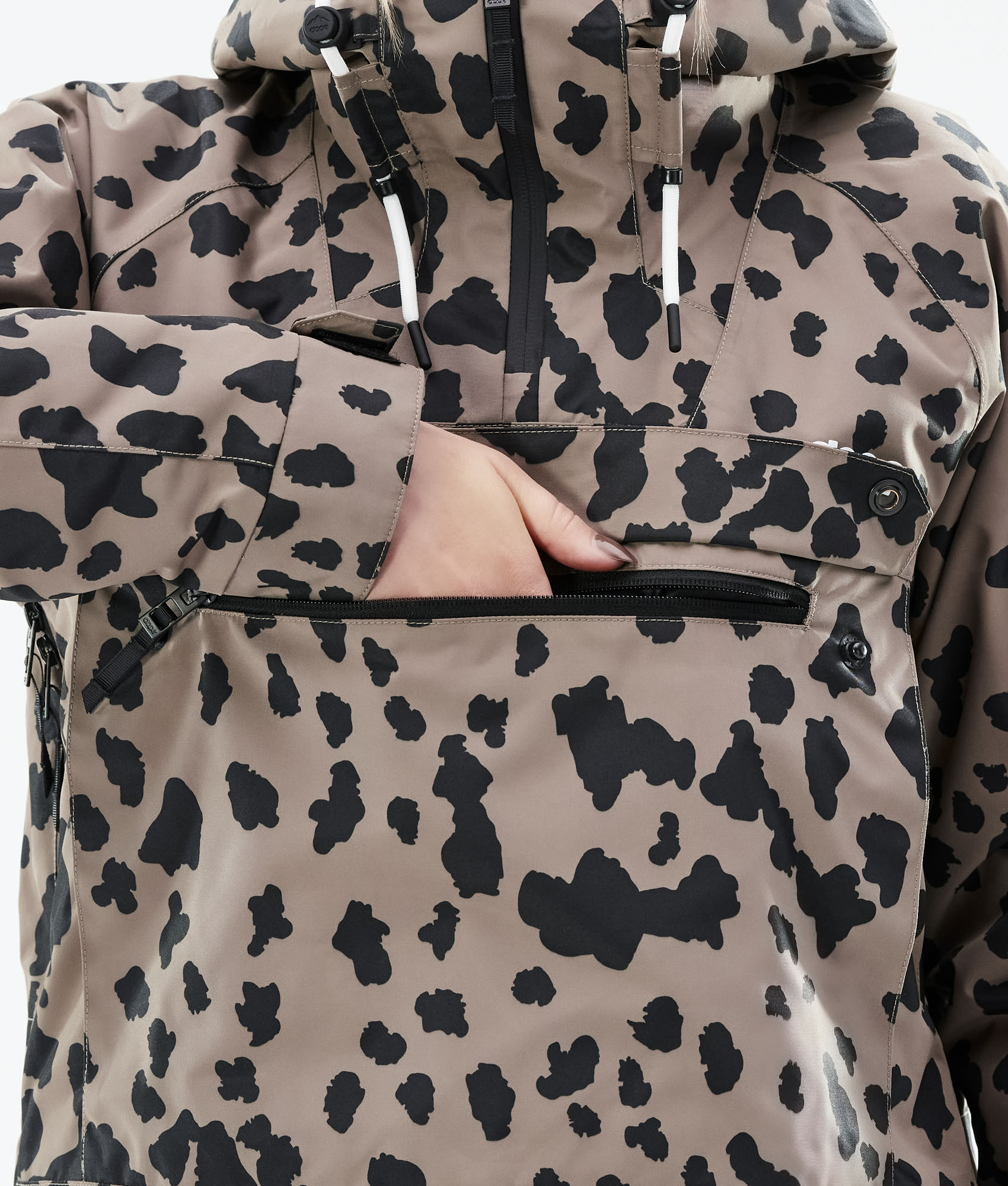 Leopard print snow clearance jacket