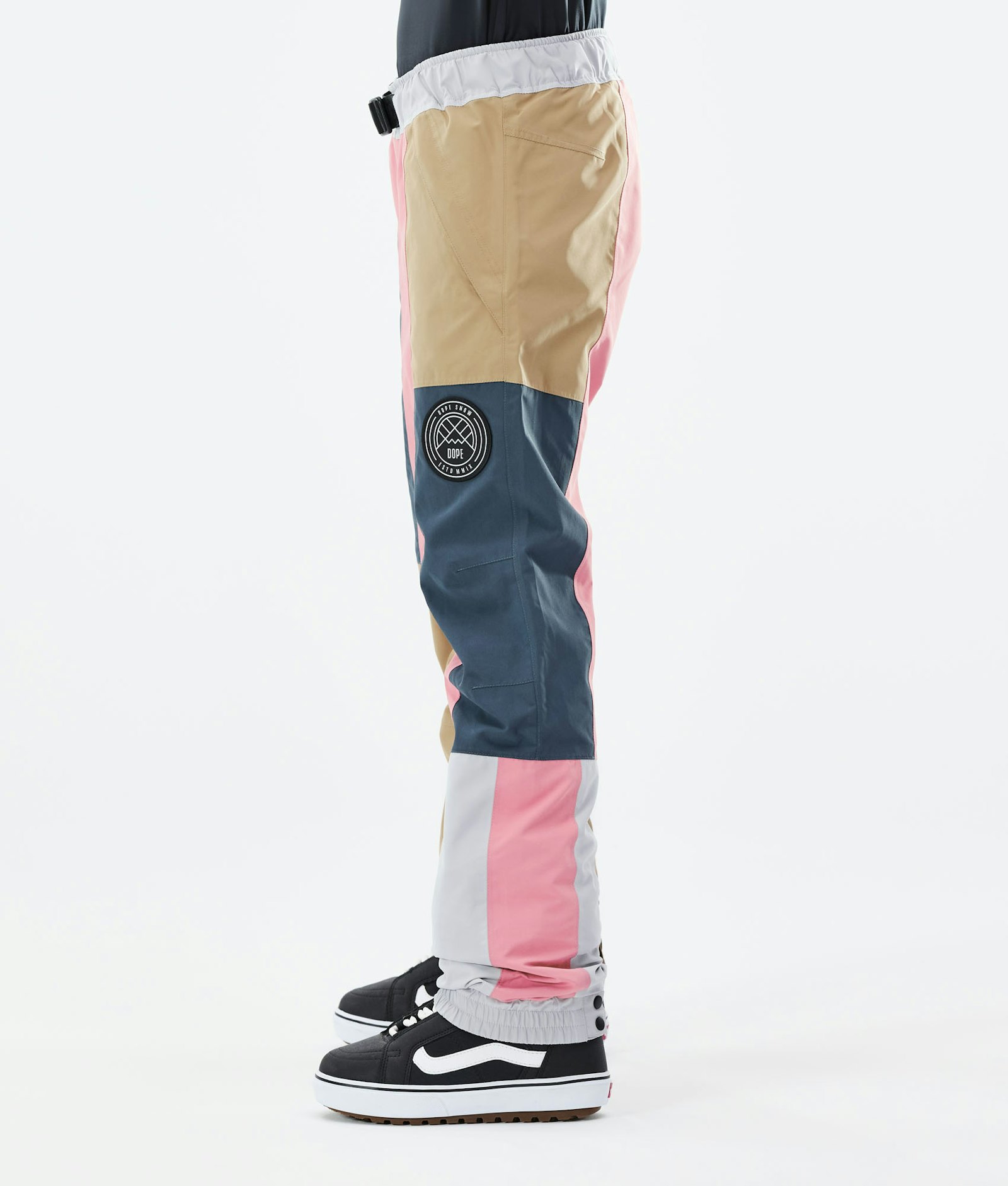 Dope Blizzard LE W Spodnie Snowboardowe Kobiety Limited Edition Patchwork Khaki