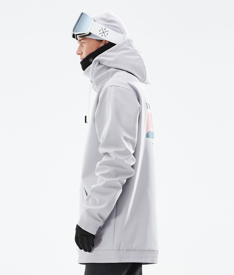 Yeti 2021 Veste Snowboard Homme Range Light Grey, Image 8 sur 10