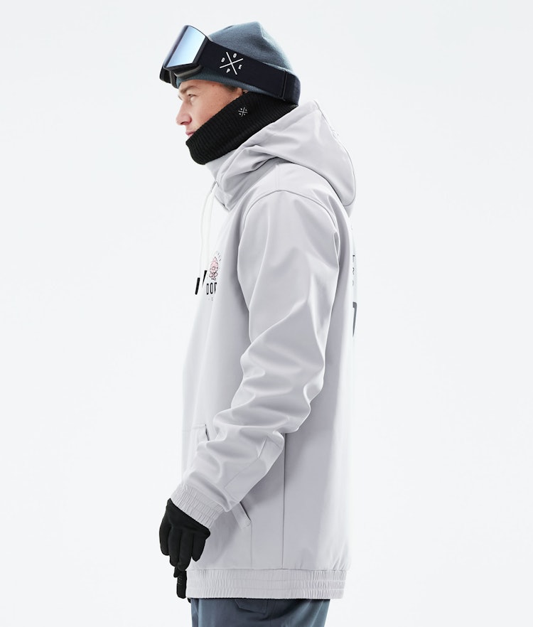 Dope Yeti 2021 Veste Snowboard Homme Rose Light Grey