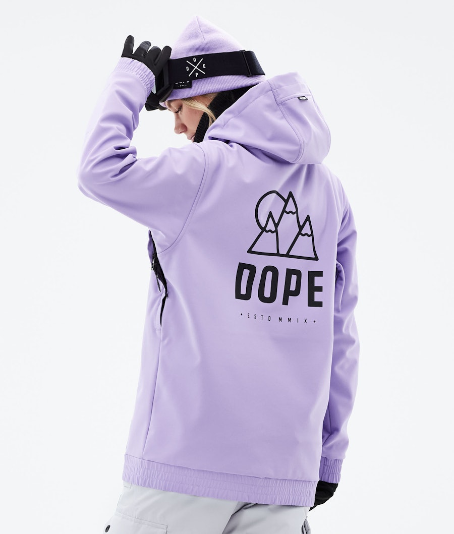 Dope Yeti W Snowboard jas Rise Faded Violet