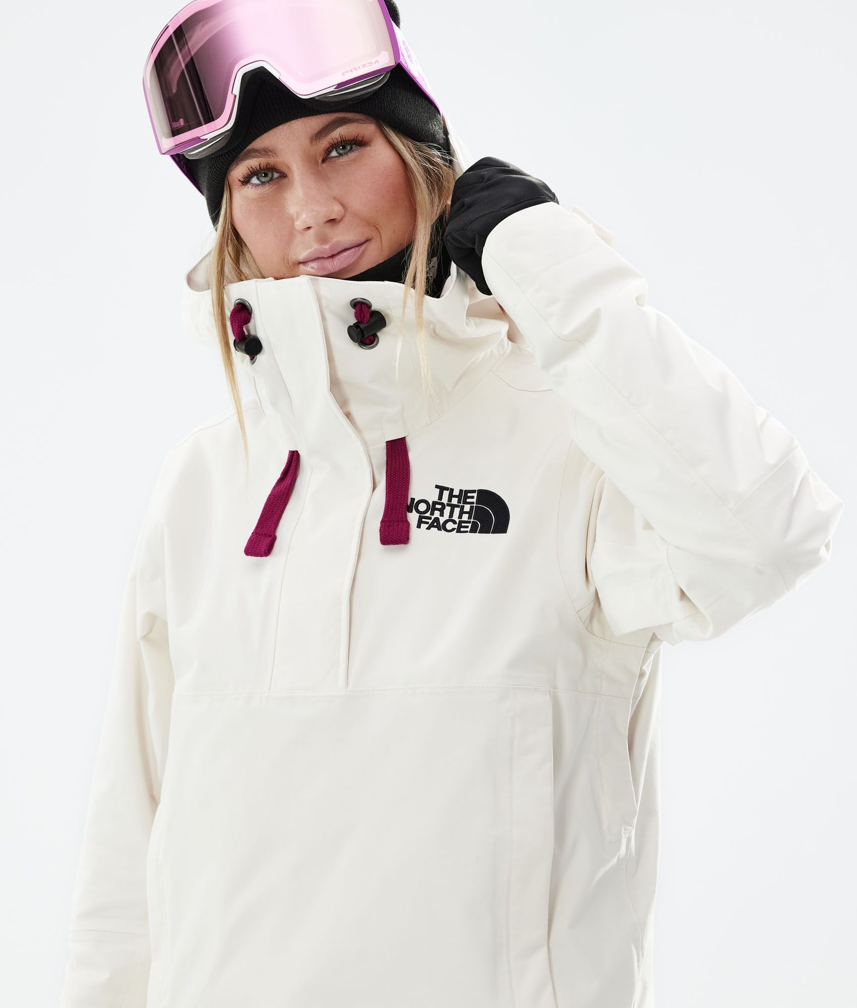 the north face white jackets