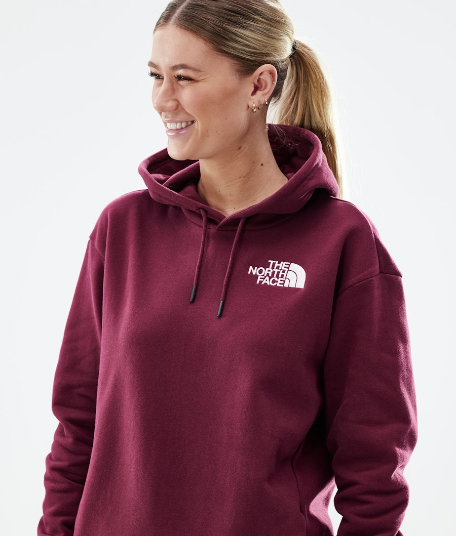 The North Face Oversized Hood Dam Regal Red