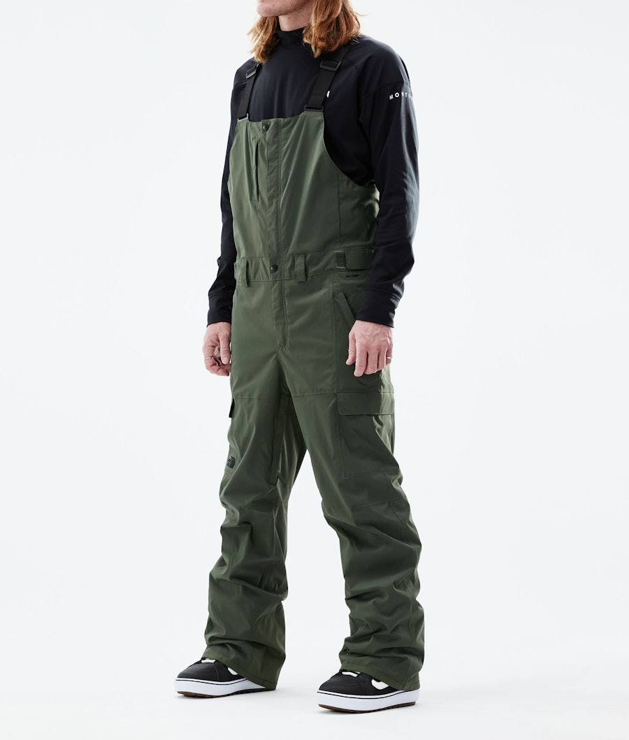 The North Face Freedom Bib Men's Snowboard Pants Thyme