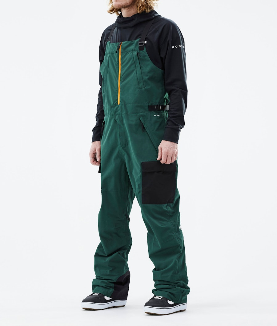 The North Face Dragline Men's Snowboard Pants Night Green/Tnf Black