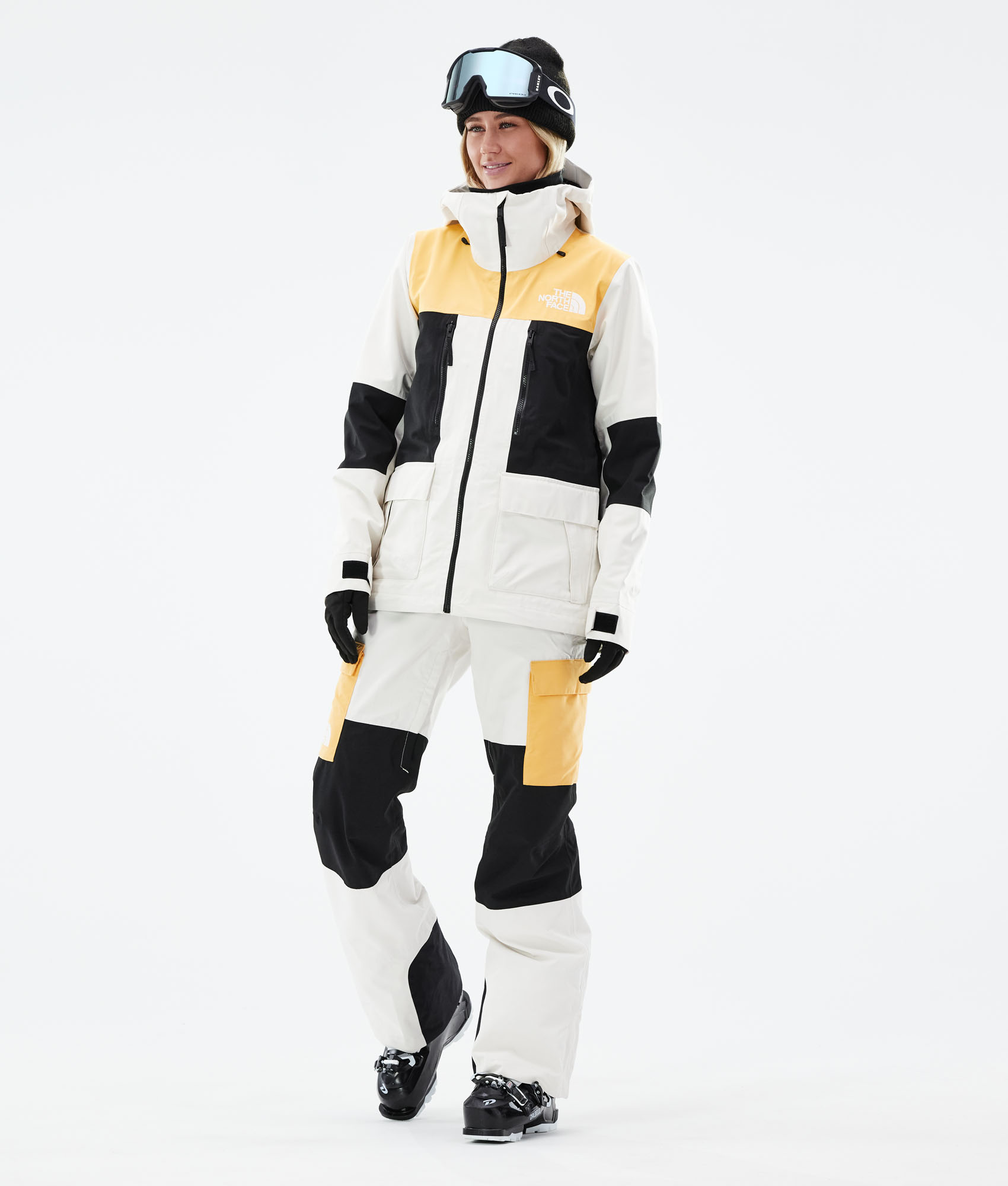 The North Face Dragline Giacca Sci Gardenia White/Chamoise Orange/Tnf Black  | Ridestore.com