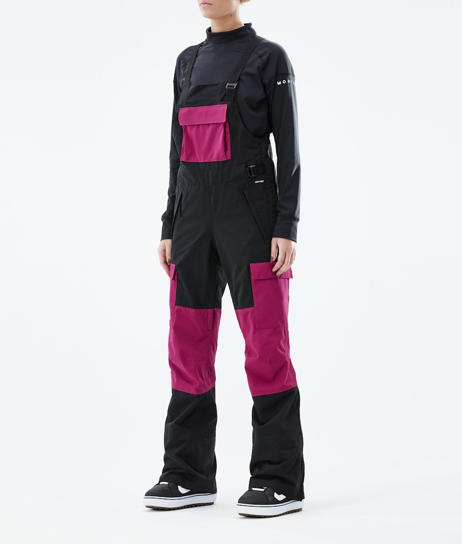 The North Face Dragline Snowboard Pants Tnf Black/Roxbury Pink