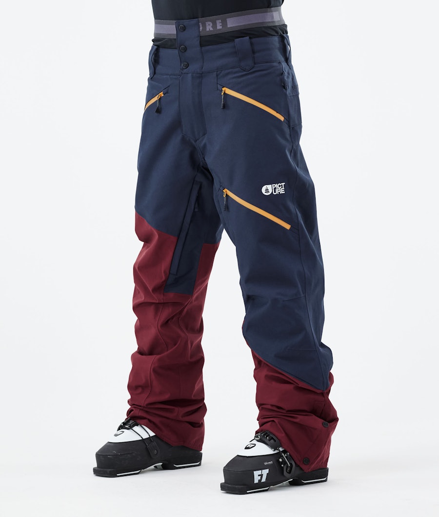 Picture Alpin Pantalon de Ski Dark Blue/Ketchup