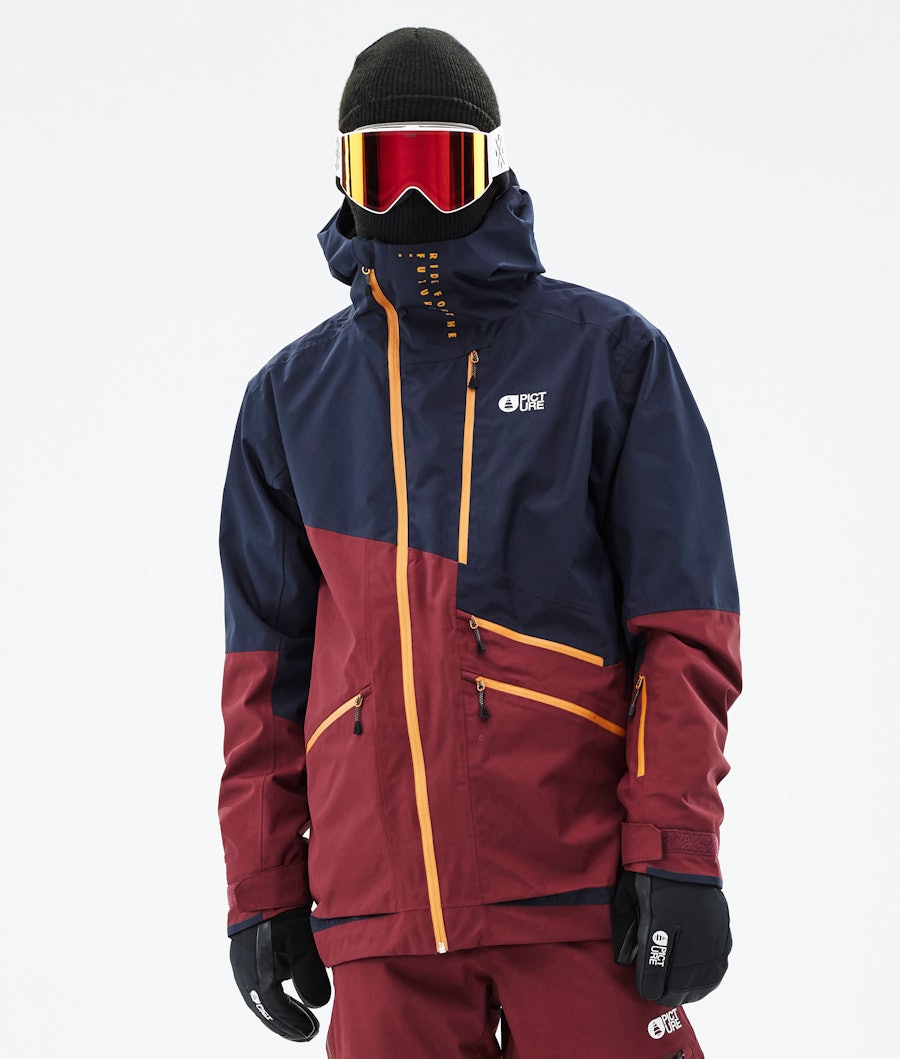 Picture Alpin Snowboard Jacket Dark Blue/Ketchup