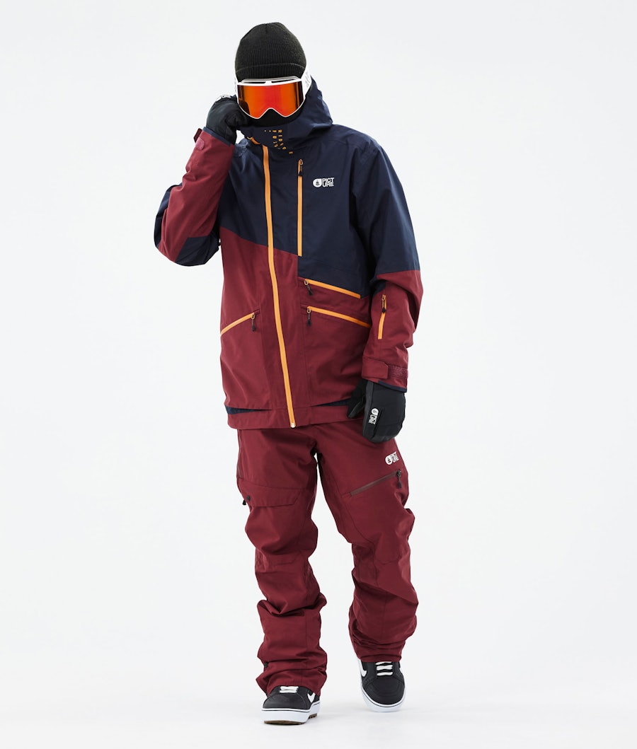 Picture Alpin Veste Snowboard Homme Dark Blue/Ketchup