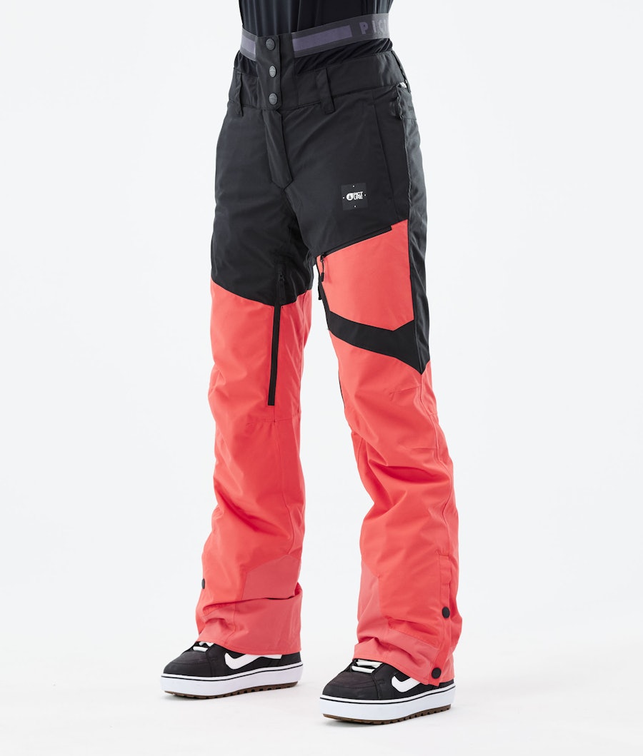 Picture Seen Snowboard Pants Hot Coral/Black