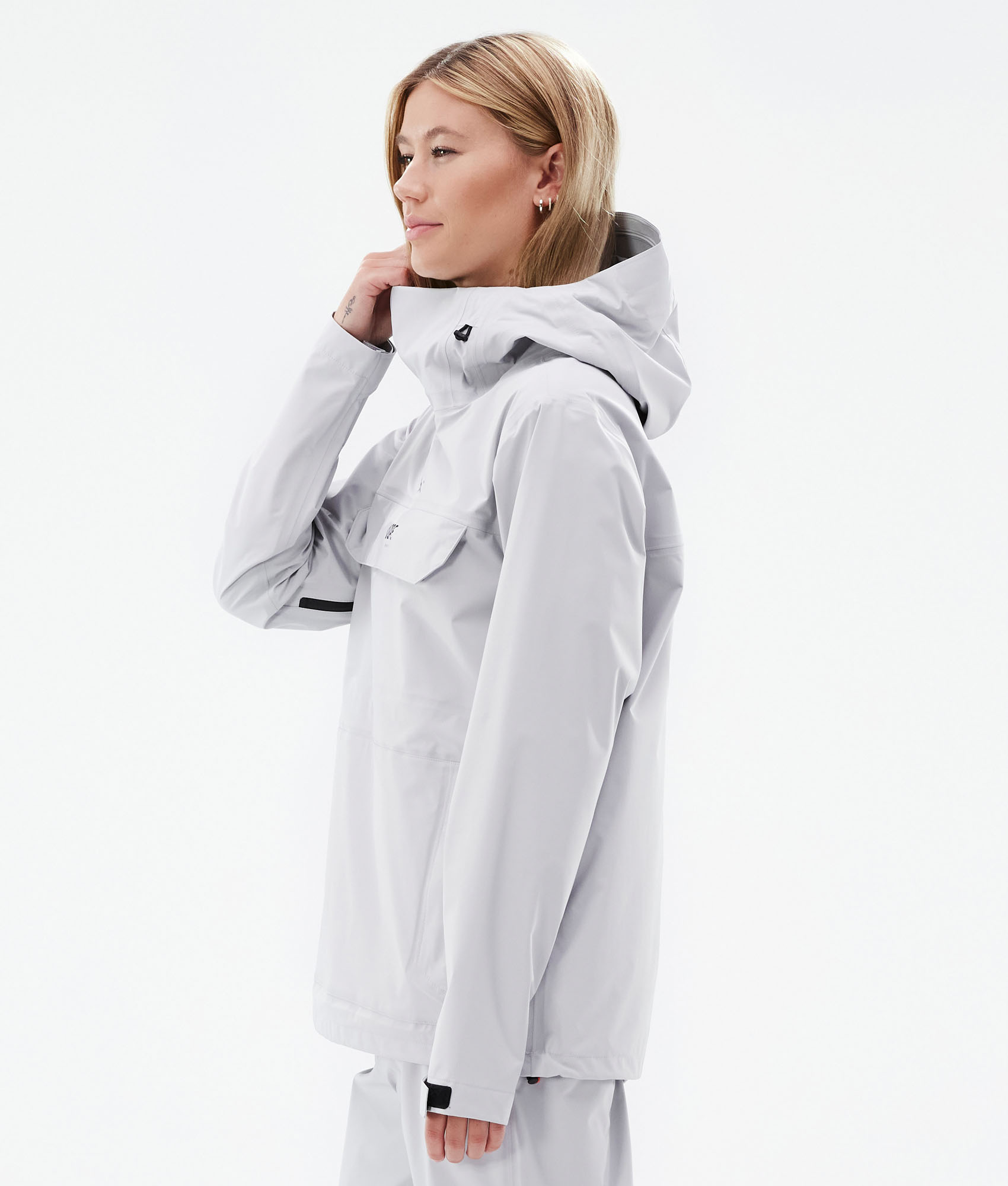 Dope Downpour W Rain Jacket Women Light Grey | Dopesnow.com