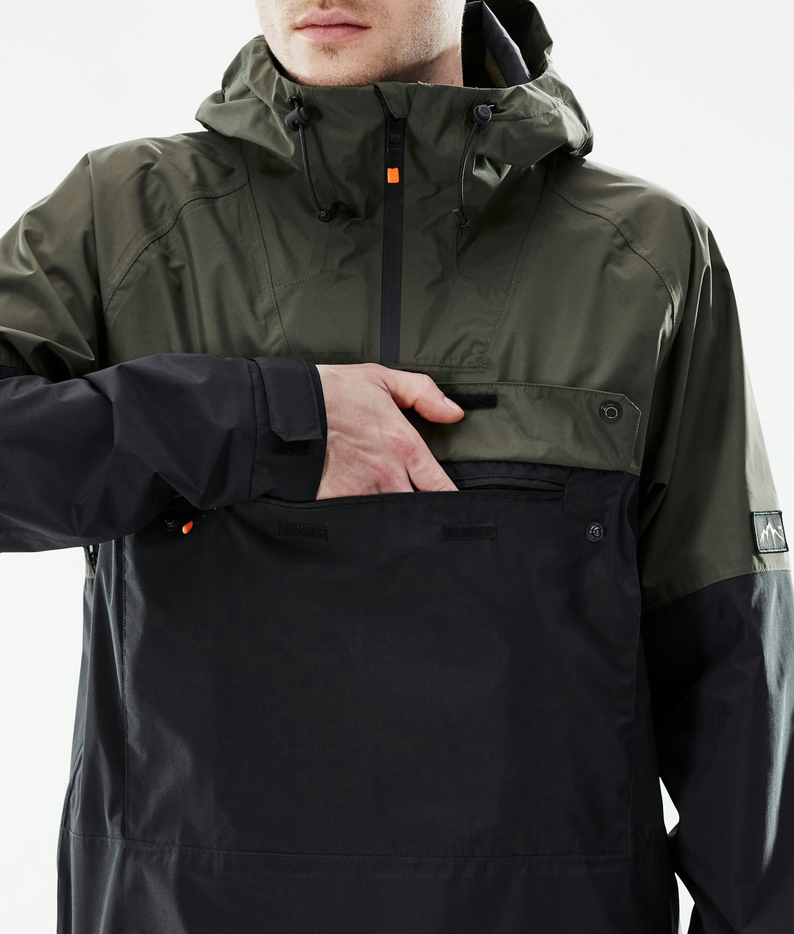 Dope Hiker Light Outdoor Jacket Men Olive Green/Black, Image 9 of 9