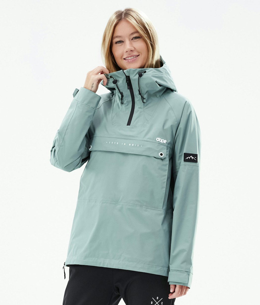 Dope Hiker Light W Women's Outdoor Jacket Faded Green