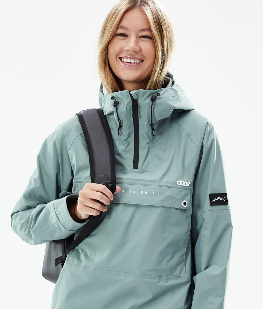 Dope Hiker Light W Women's Outdoor Jacket Faded Green