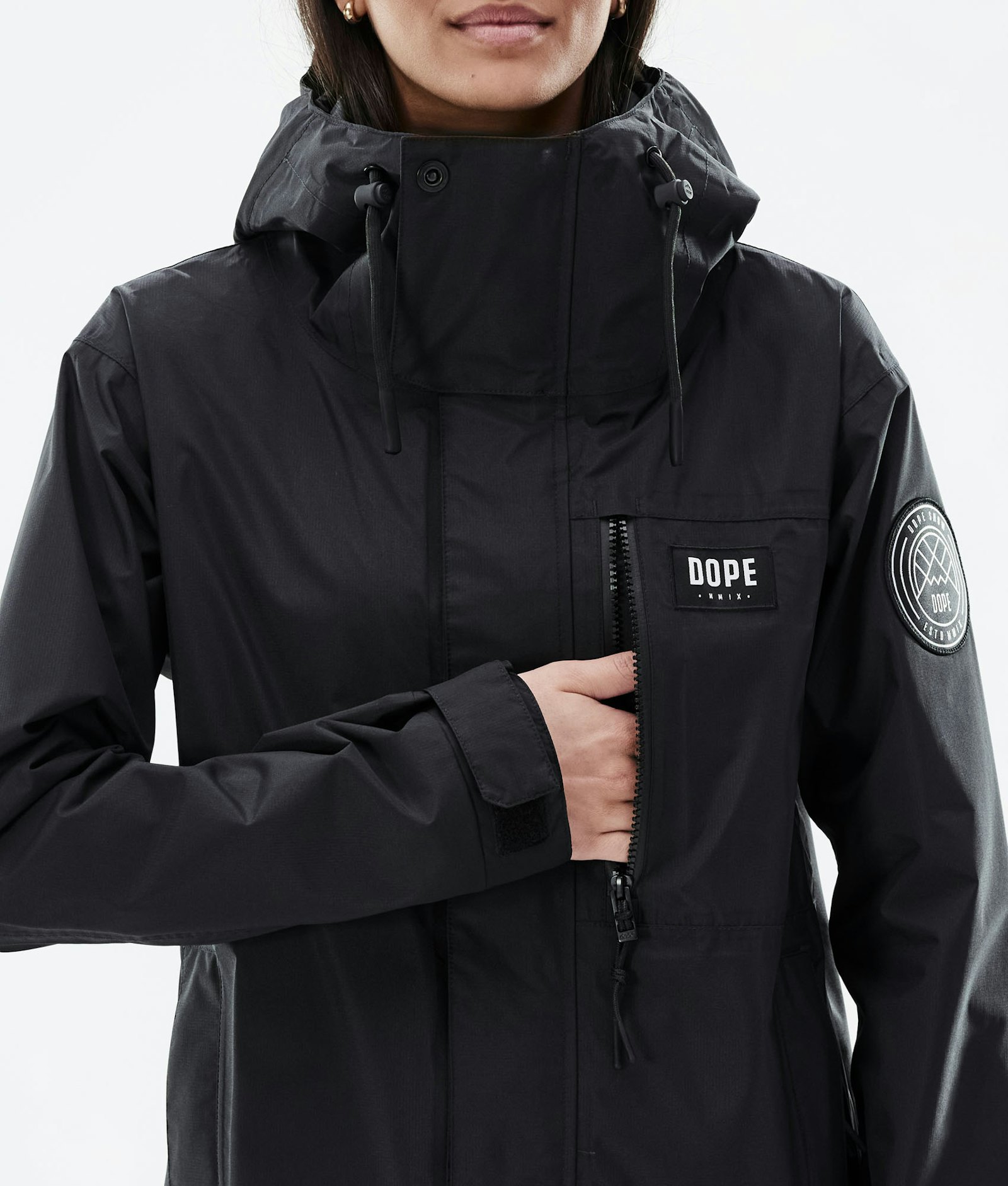 Dope Blizzard Light W Full Zip Outdoor Jacket Women Black, Image 9 of 10