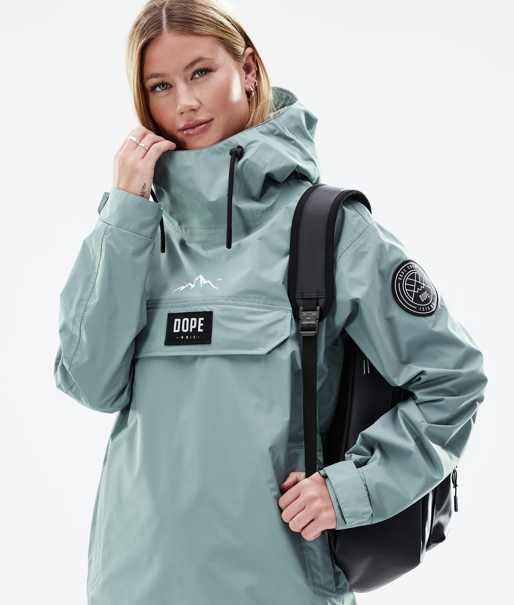 Dope Blizzard Light W Women's Outdoor Jacket Faded Green