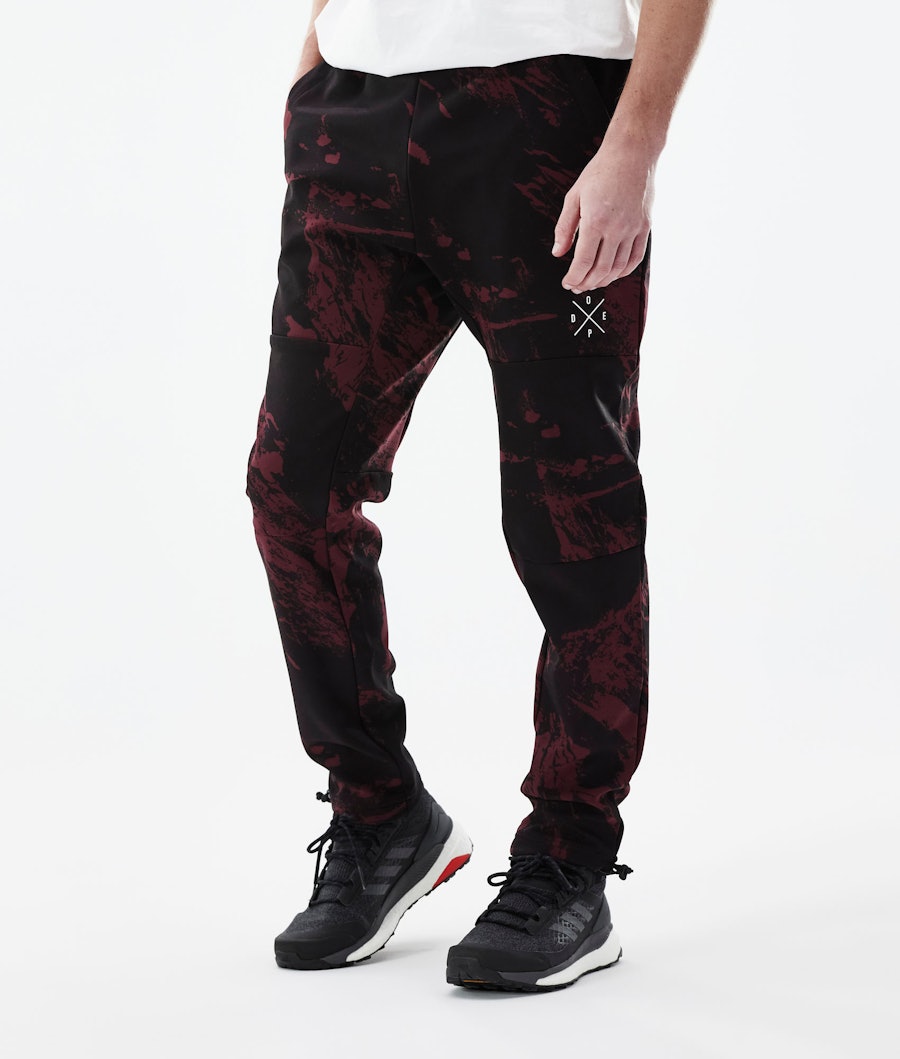Dope Nomad Outdoor Pants Paint Burgundy