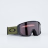 Oakley Line Miner L Masque de ski Dark Brush With Prizm Snow Dark Grey Lens